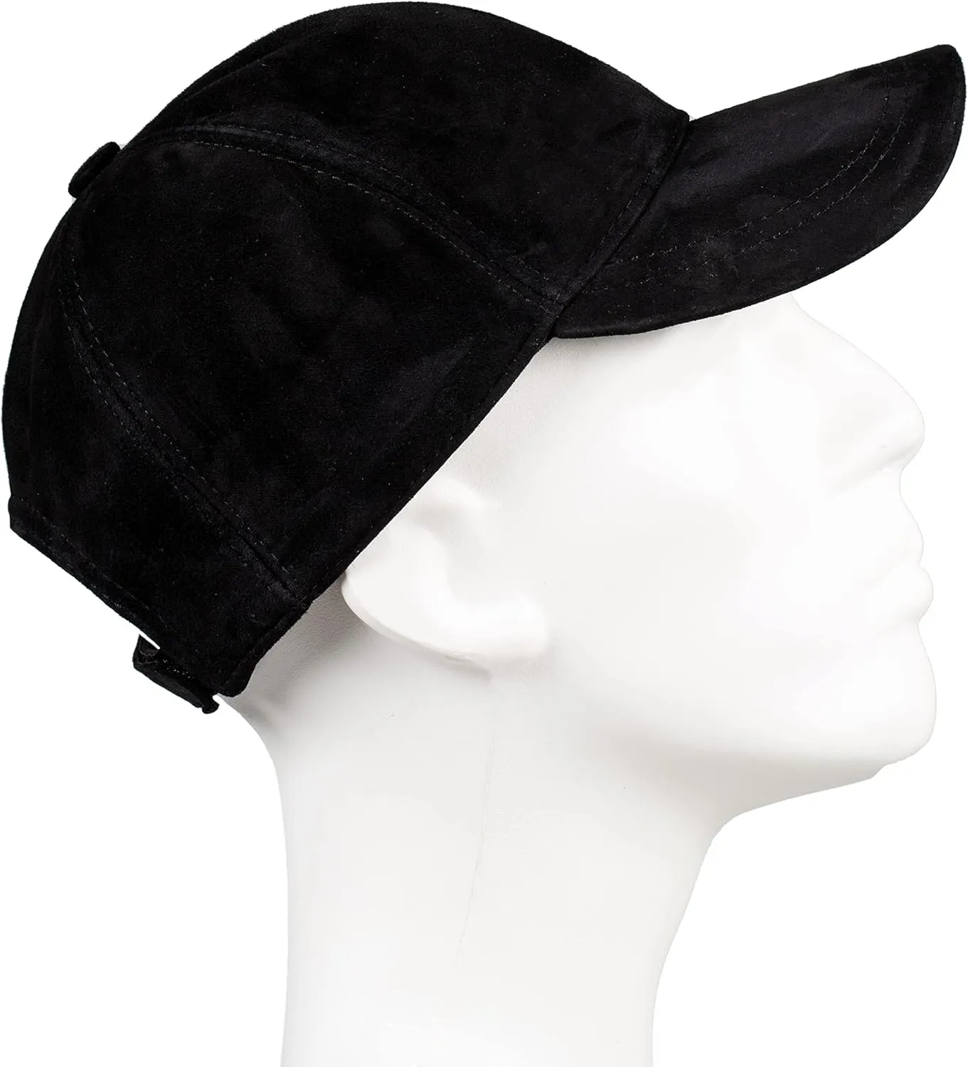 Suede Leather Unisex Baseball Cap