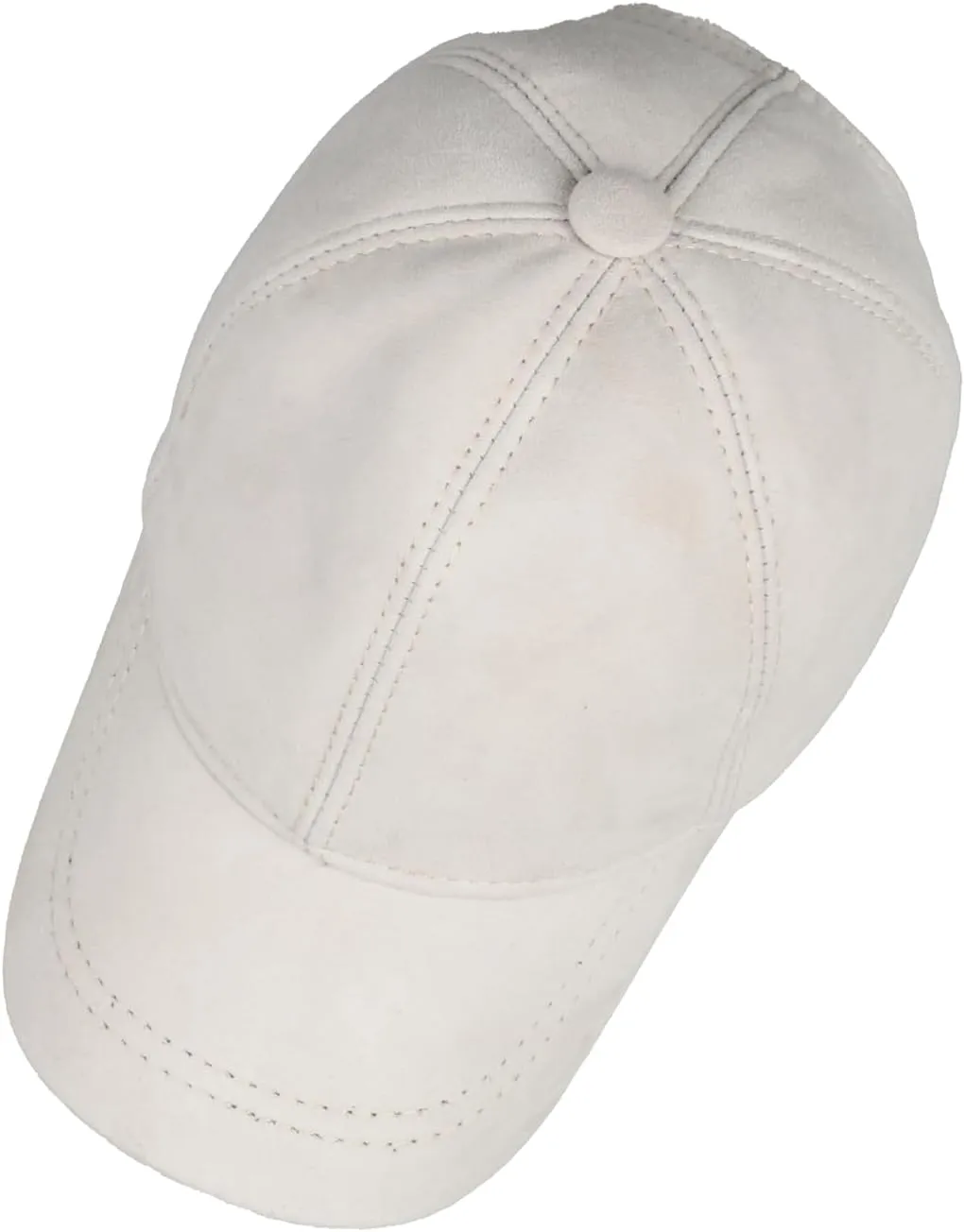 Suede Leather Unisex Baseball Cap