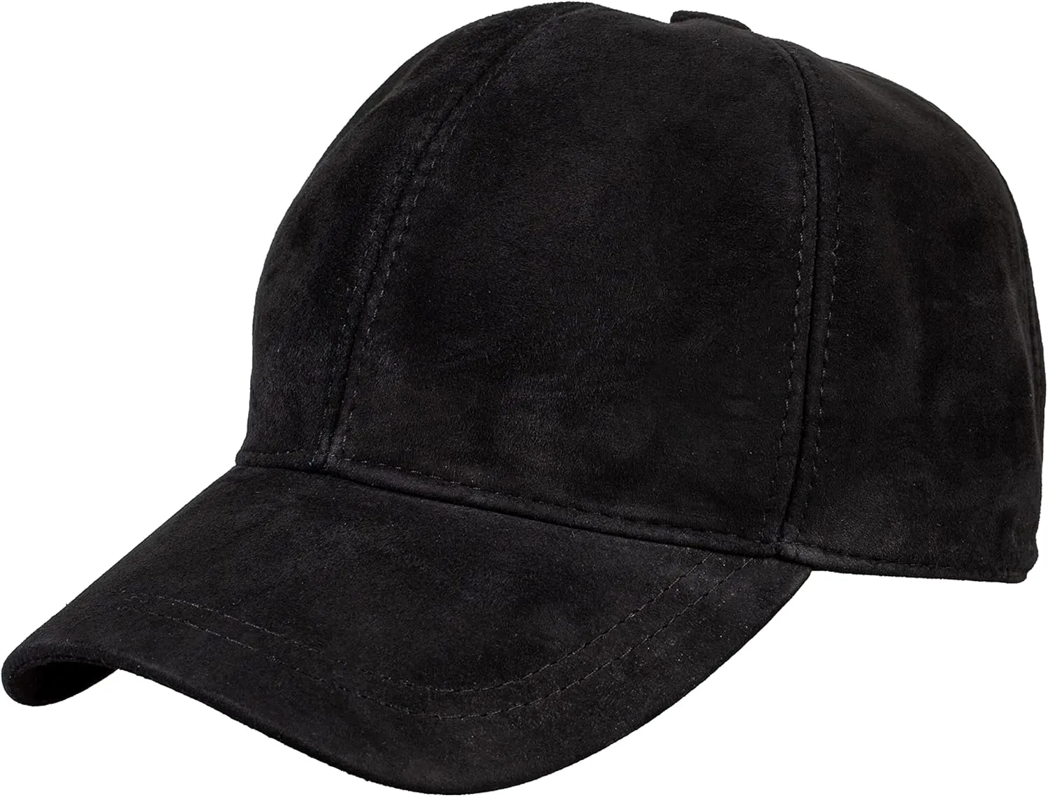 Suede Leather Unisex Baseball Cap