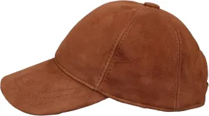 Suede Leather Unisex Baseball Cap