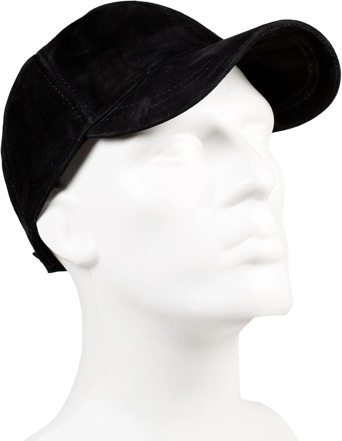 Suede Leather Unisex Baseball Cap
