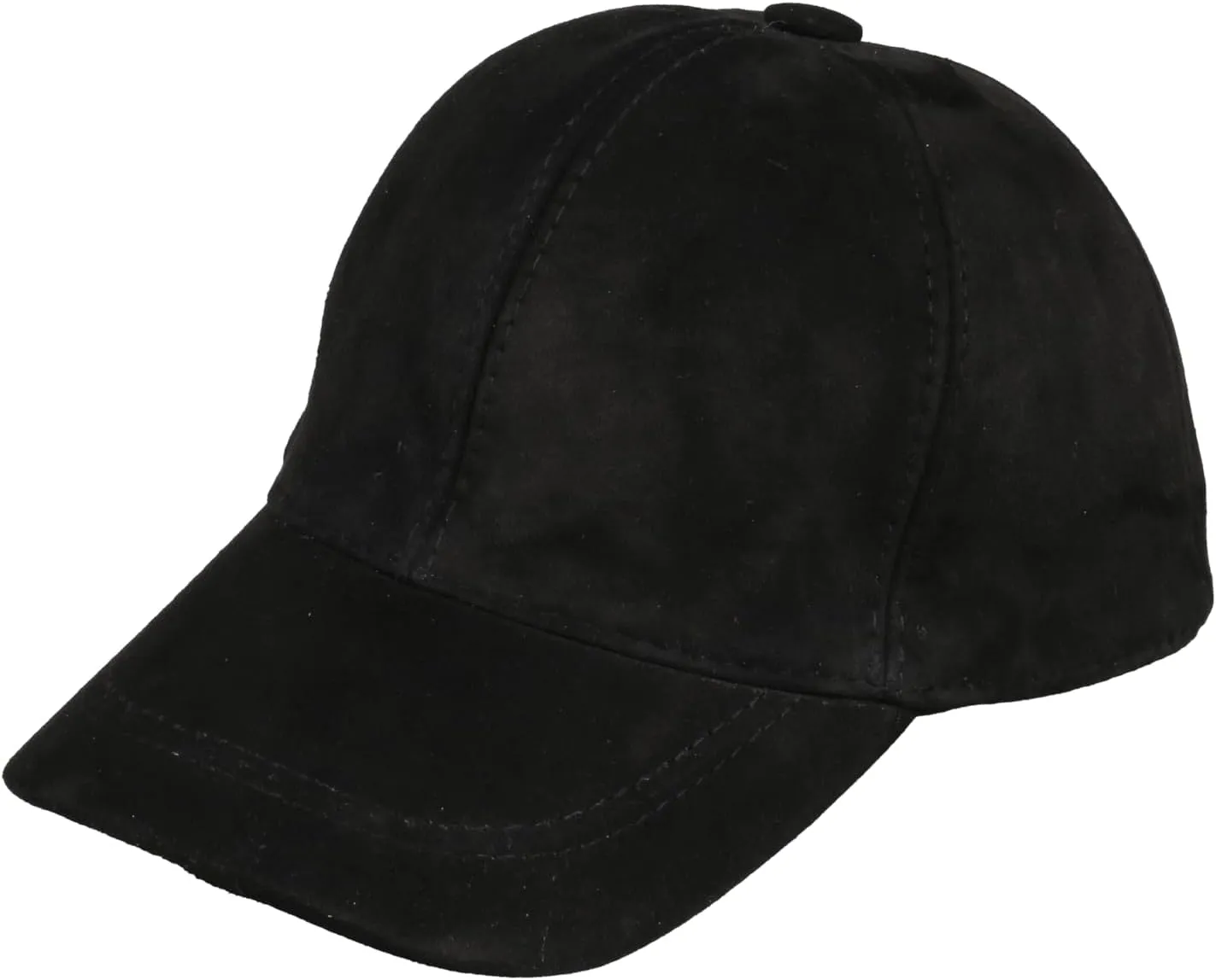 Suede Leather Unisex Baseball Cap