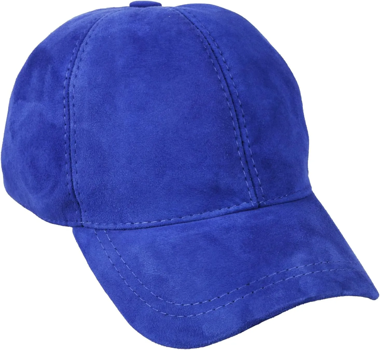 Suede Leather Unisex Baseball Cap