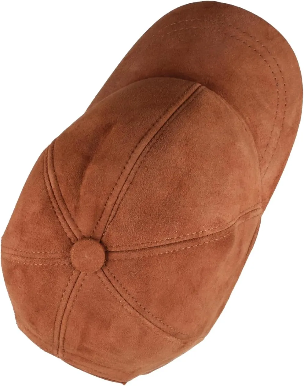 Suede Leather Unisex Baseball Cap