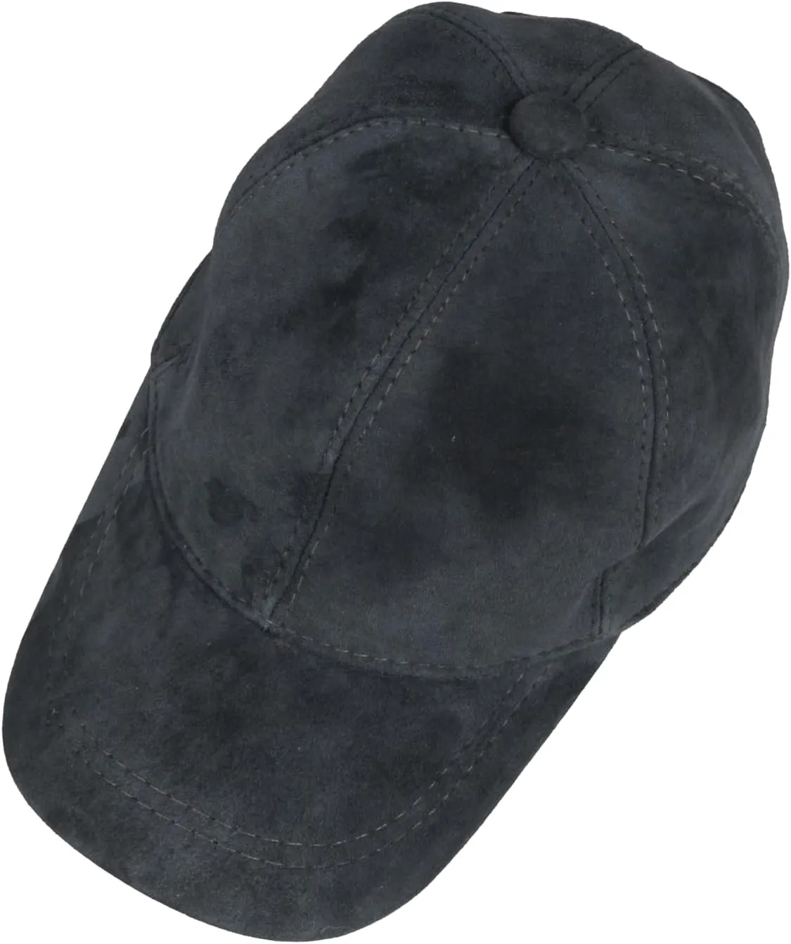 Suede Leather Unisex Baseball Cap