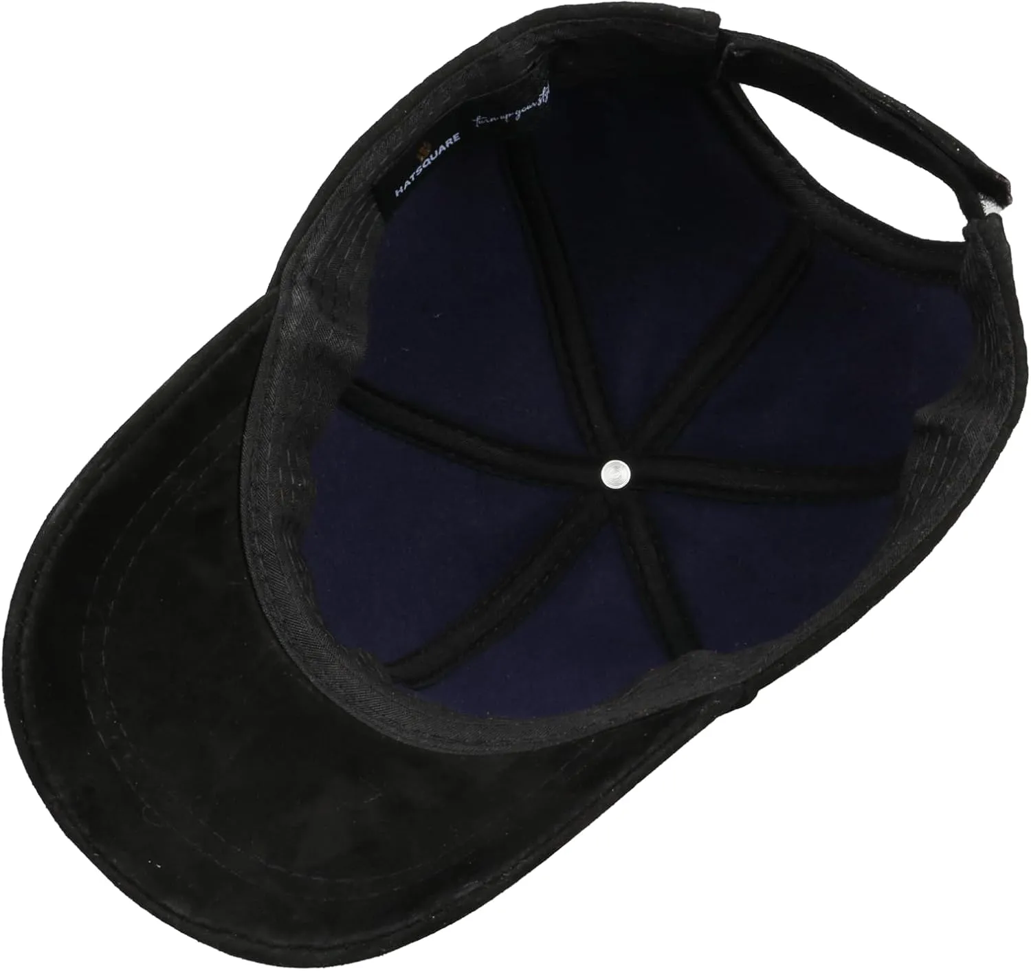 Suede Leather Unisex Baseball Cap
