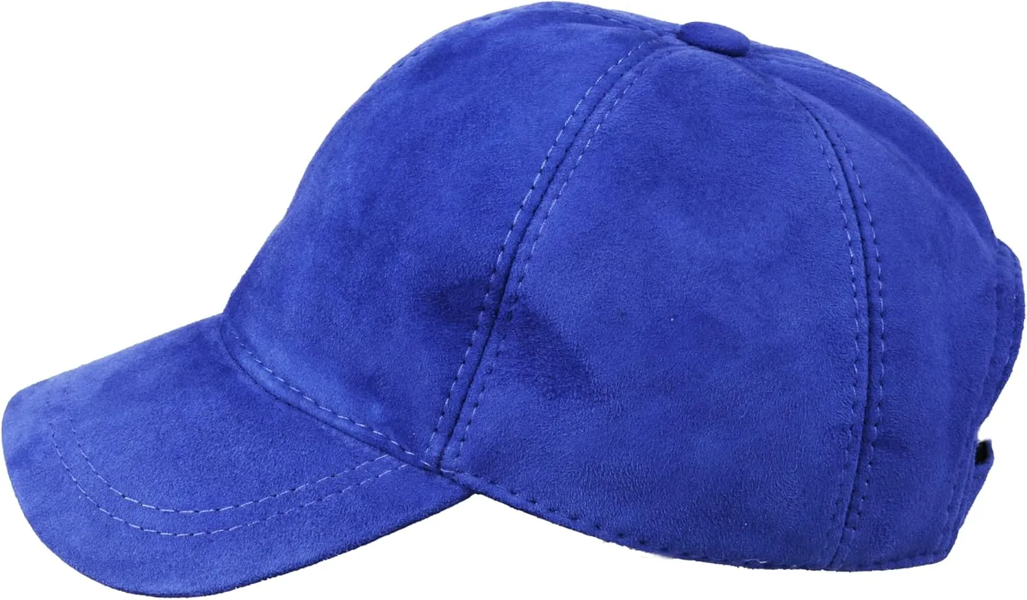 Suede Leather Unisex Baseball Cap