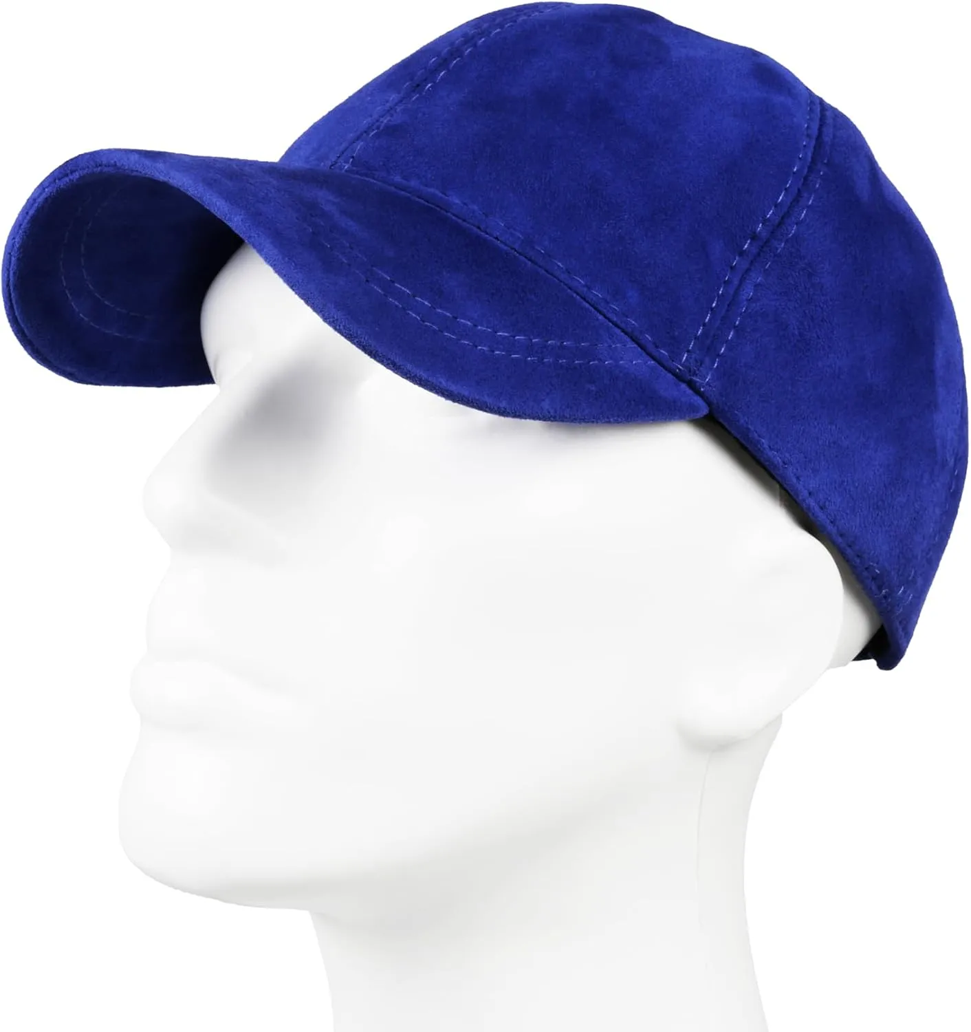 Suede Leather Unisex Baseball Cap
