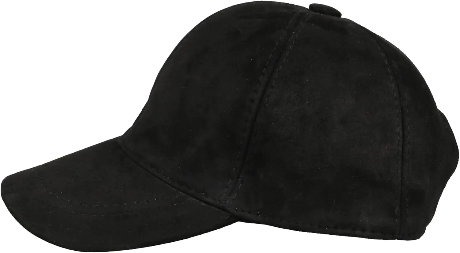 Suede Leather Unisex Baseball Cap