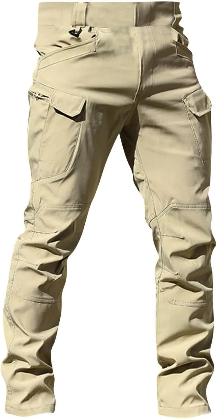 Tactical Pants for Men Waterproof Cargo Pants Multi Pockets Stretch Ripstop Combat Pants Outdoor Hiking Pants Work Pants