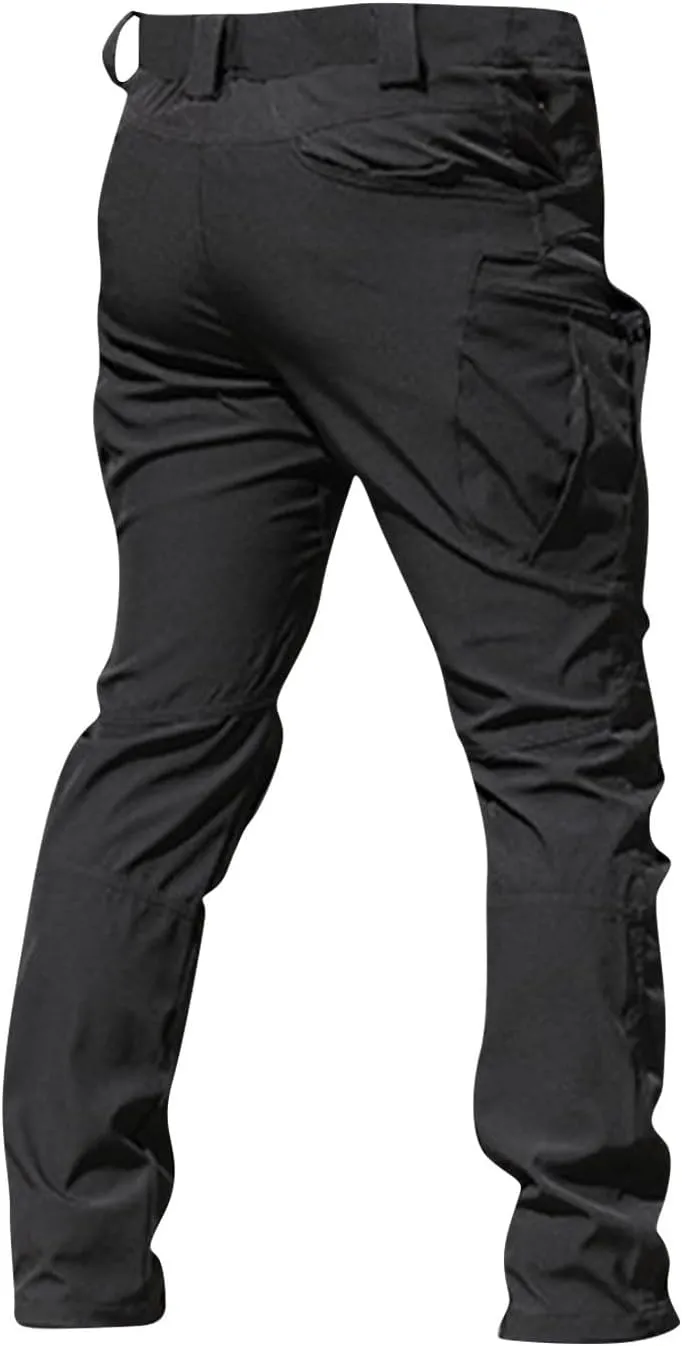 Tactical Pants for Men Waterproof Cargo Pants Multi Pockets Stretch Ripstop Combat Pants Outdoor Hiking Pants Work Pants