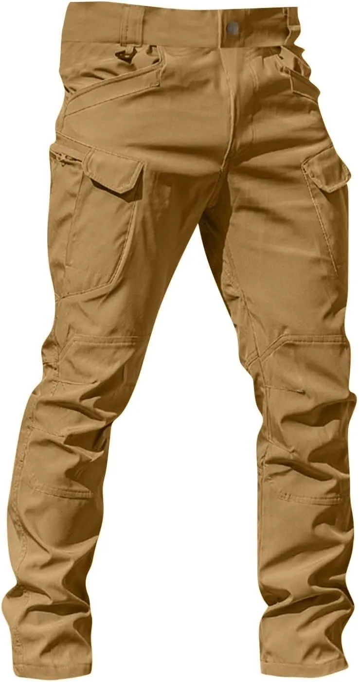 Tactical Pants for Men Waterproof Cargo Pants Multi Pockets Stretch Ripstop Combat Pants Outdoor Hiking Pants Work Pants