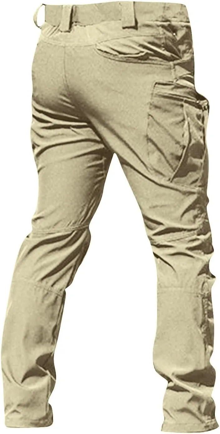 Tactical Pants for Men Waterproof Cargo Pants Multi Pockets Stretch Ripstop Combat Pants Outdoor Hiking Pants Work Pants