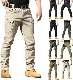 Tactical Pants for Men Waterproof Cargo Pants Multi Pockets Stretch Ripstop Combat Pants Outdoor Hiking Pants Work Pants
