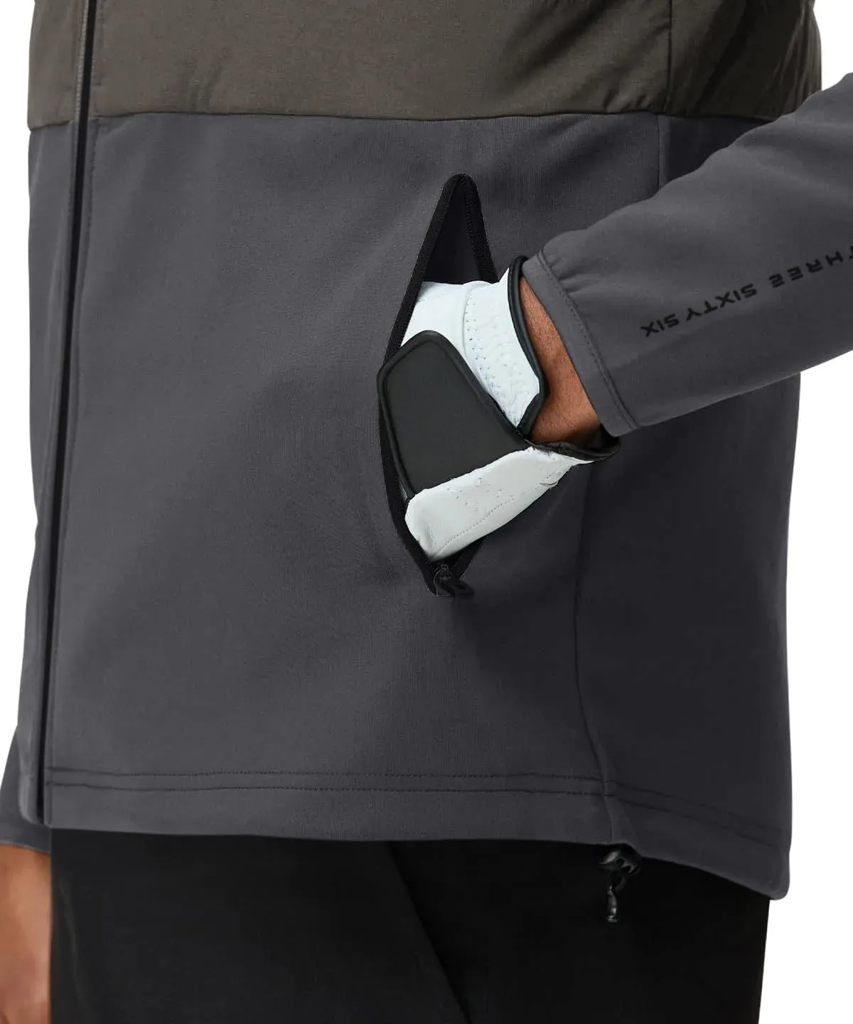 Three Sixty Six Men's Full Zip Sweatshirt Hoodie - Lightweight and Stretchy Zipper Hoodie Jacket