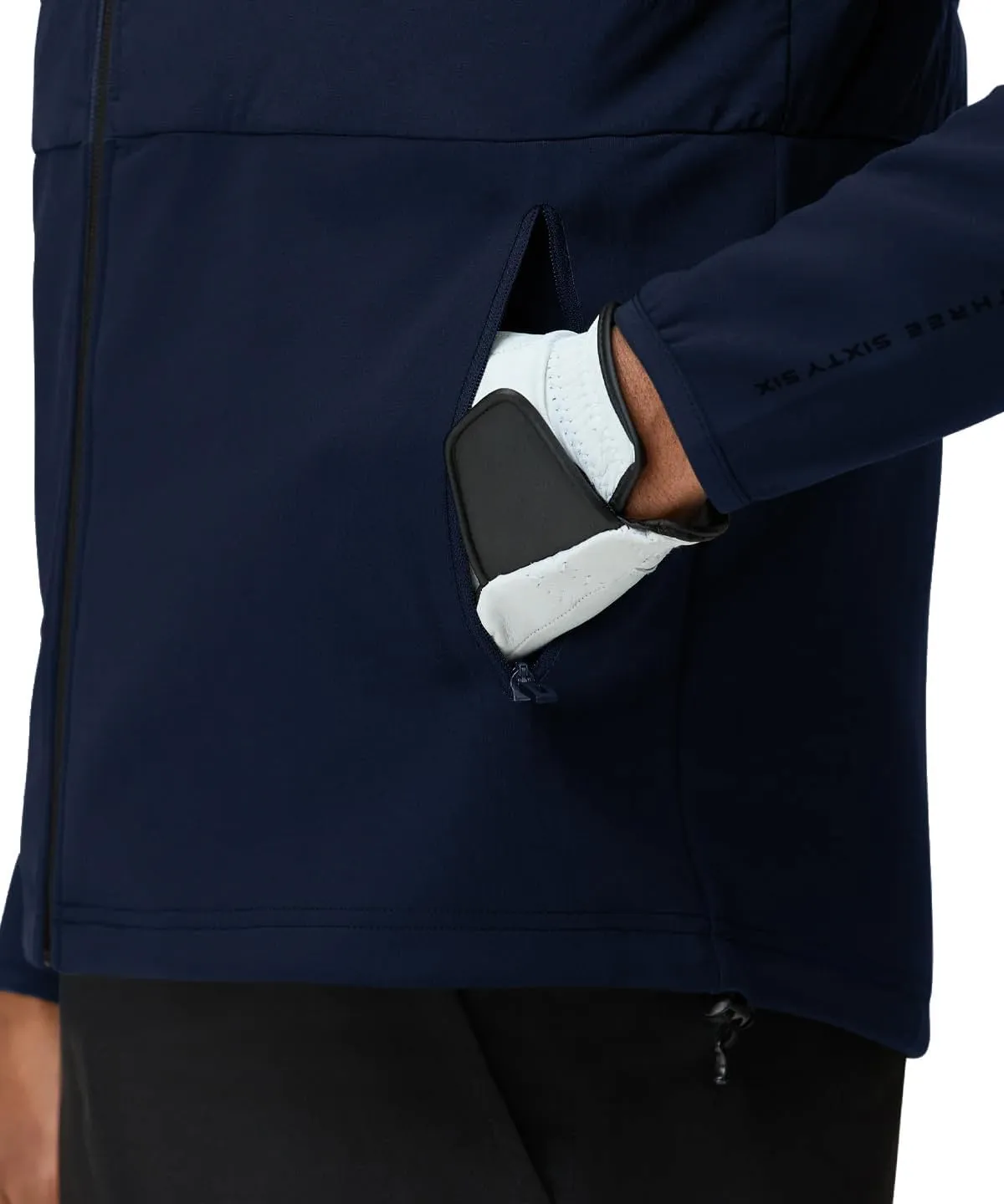 Three Sixty Six Men's Full Zip Sweatshirt Hoodie - Lightweight and Stretchy Zipper Hoodie Jacket