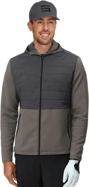 Three Sixty Six Men's Full Zip Sweatshirt Hoodie - Lightweight and Stretchy Zipper Hoodie Jacket