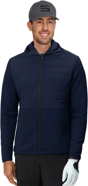 Three Sixty Six Men's Full Zip Sweatshirt Hoodie - Lightweight and Stretchy Zipper Hoodie Jacket