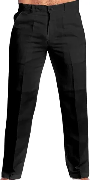 TOSHIKII Men's Casual Linen Pant Men Summer Beach Trousers Loose Linen Pajamas Bottoms