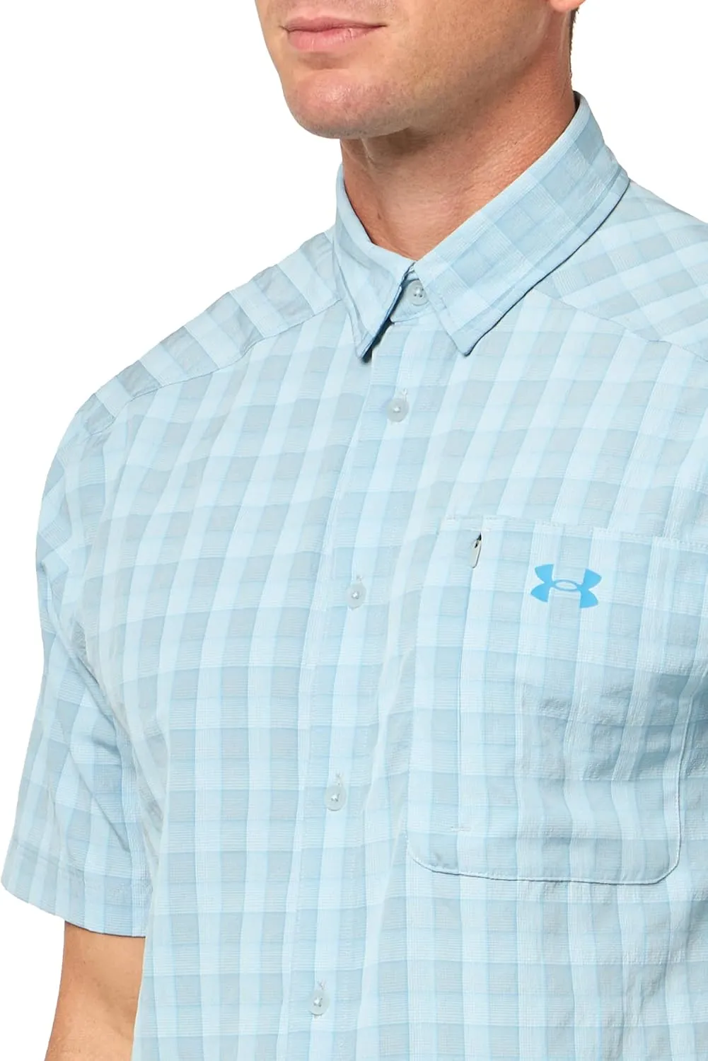 Under Armour Men's Drift Tide 2.0 Plaid Short-Sleeve T-Shirt