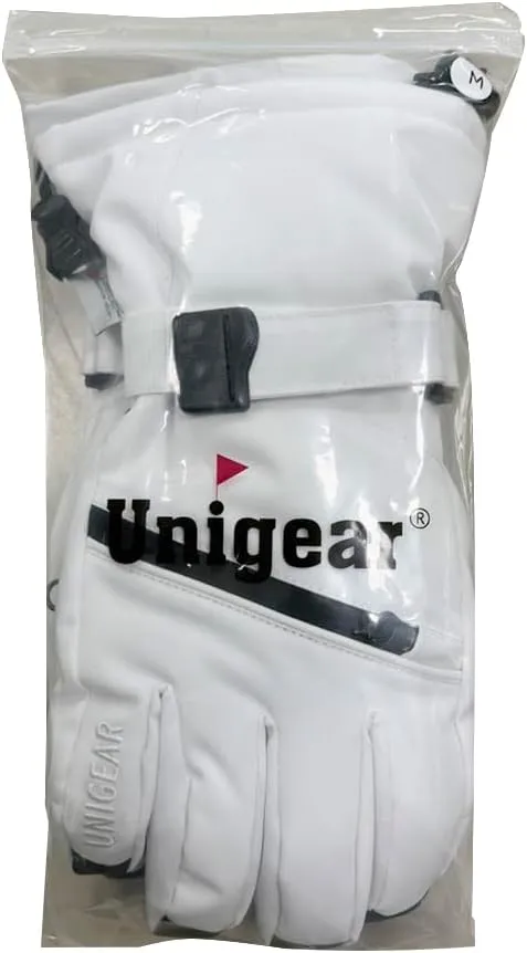 Unigear Ski Gloves Waterproof Touchscreen Snowboard Gloves, Warm Winter Snow Gloves for Cold Weather, Fits Both Men & Women
