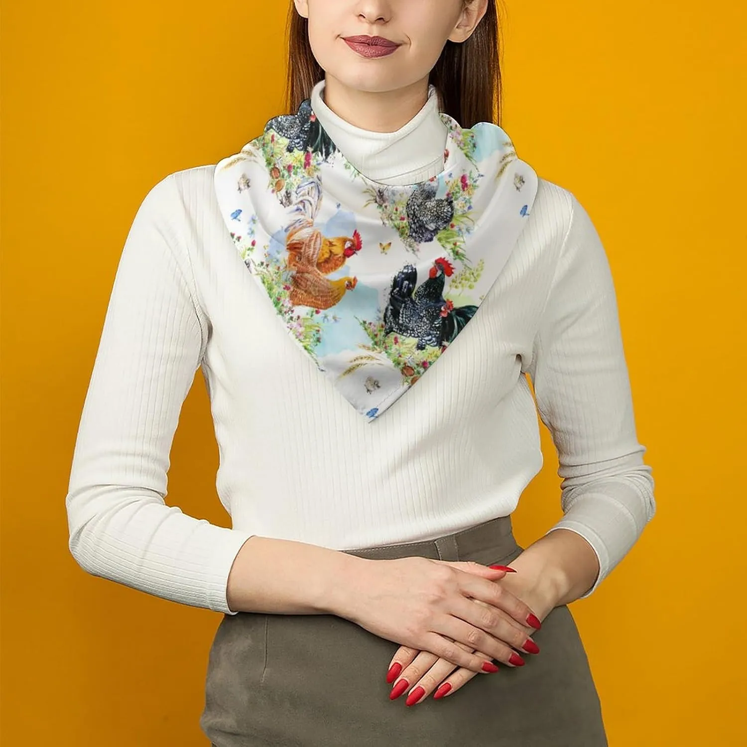 Unique Bandana Handkerchiefs for Women, Smooth Face Mask Headbands Neck Gaiter