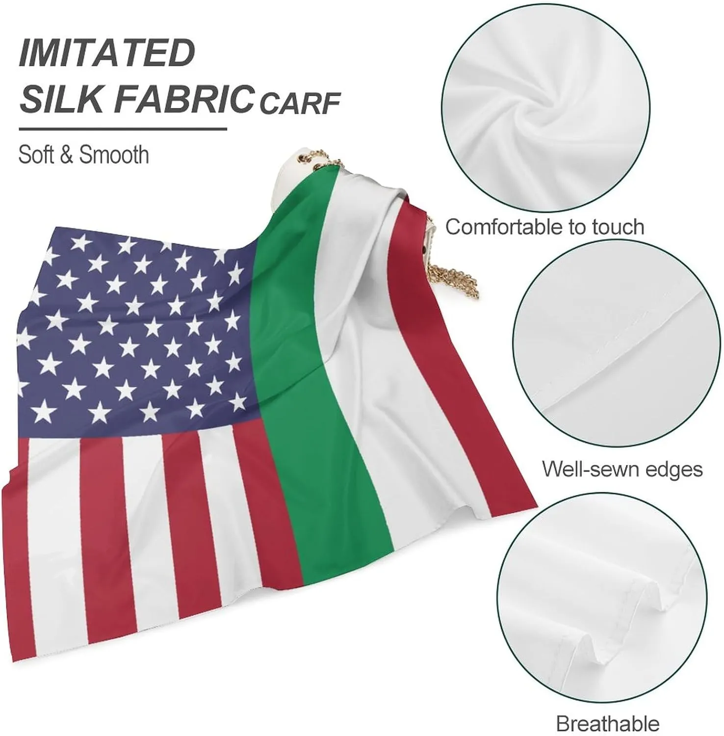 Unique Bandana Handkerchiefs for Women, Smooth Face Mask Headbands Neck Gaiter