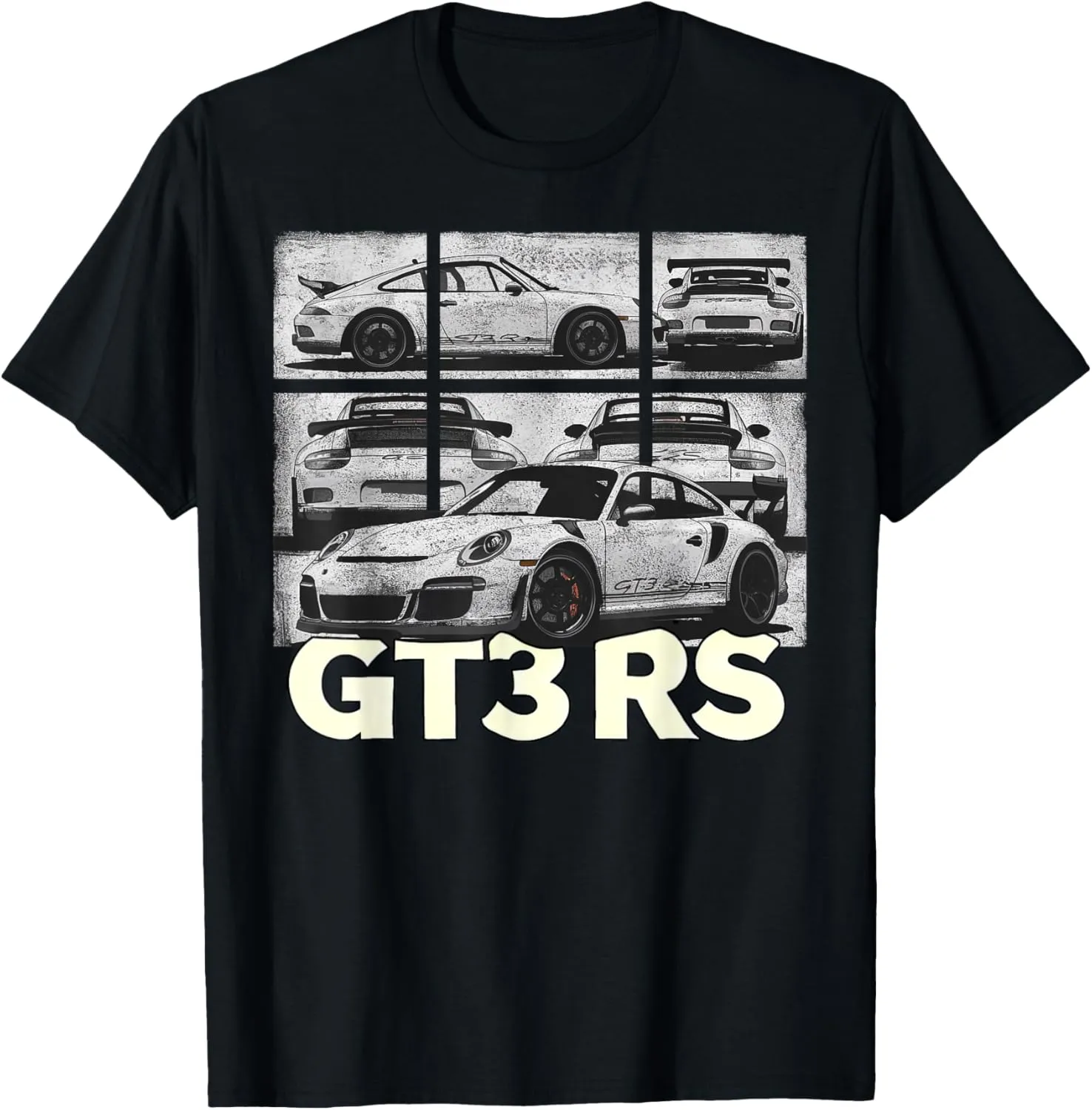 Vintage Jdm Motorsports Car Drift GT3 RS Car Comic Style T-Shirt