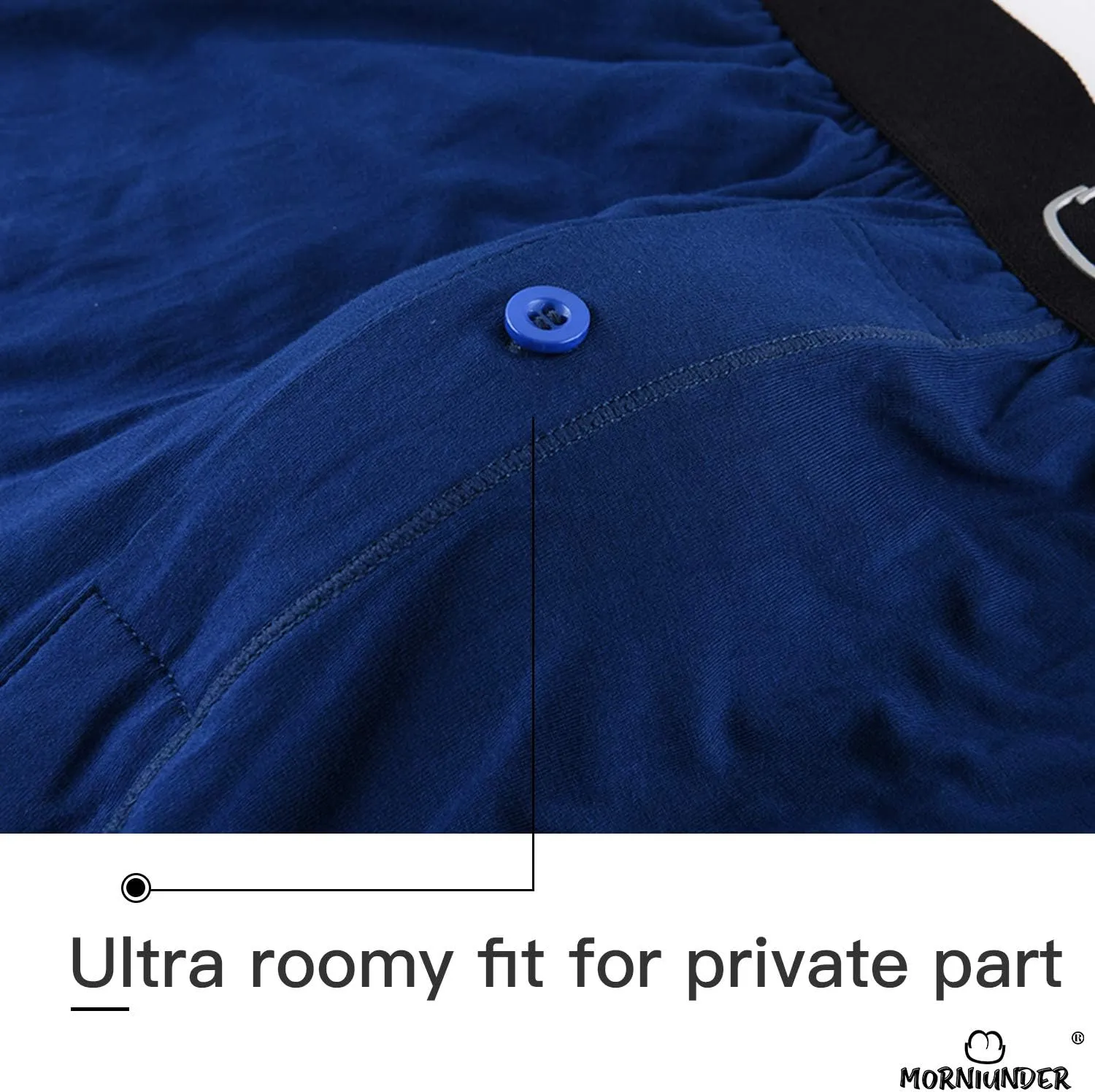 Viscose from Bamboo Mens Boxers for Men Underwear Shorts - Soft Loose Comfortable Breathable