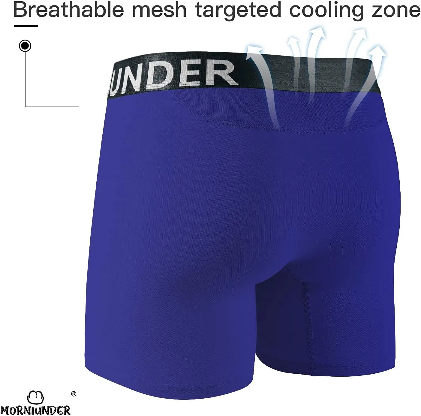 Viscose from Bamboo Mens Boxers for Men Underwear Shorts - Soft Loose Comfortable Breathable