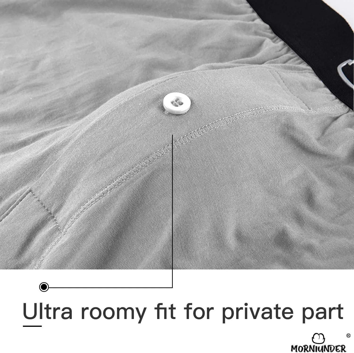 Viscose from Bamboo Mens Boxers for Men Underwear Shorts - Soft Loose Comfortable Breathable