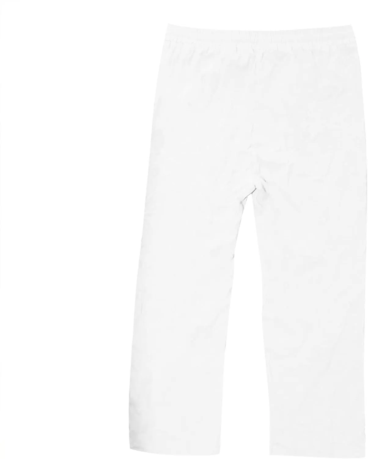 WENKOMG1 Mens Cotton Linen Pants,Wide Leg Drawstring Closure Pull On Trousers Loose Fit Baggy Lounge Wide Leg Bottoms