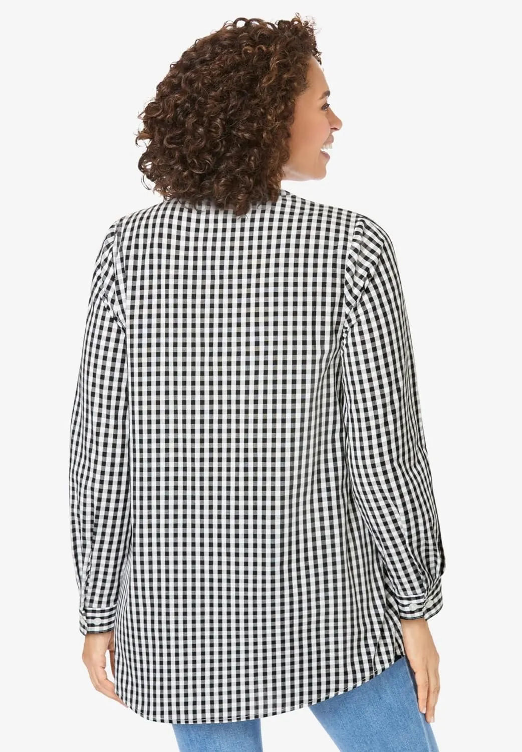 Woman Within Women's Plus Size Perfect Pintuck Tunic