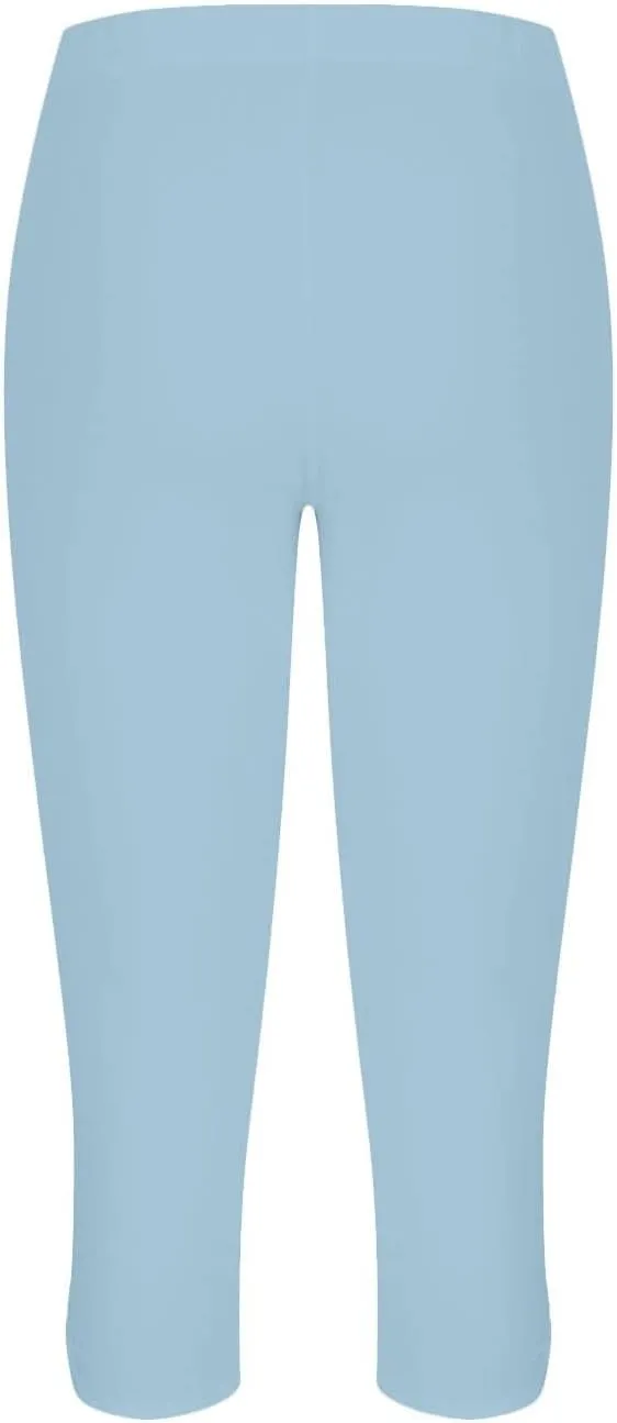 Womens Casual Cropped Leggings Seamless Smooth Stretchy Yoga Pants High Waisted Butt Lifting Tights Beach Sweatpants