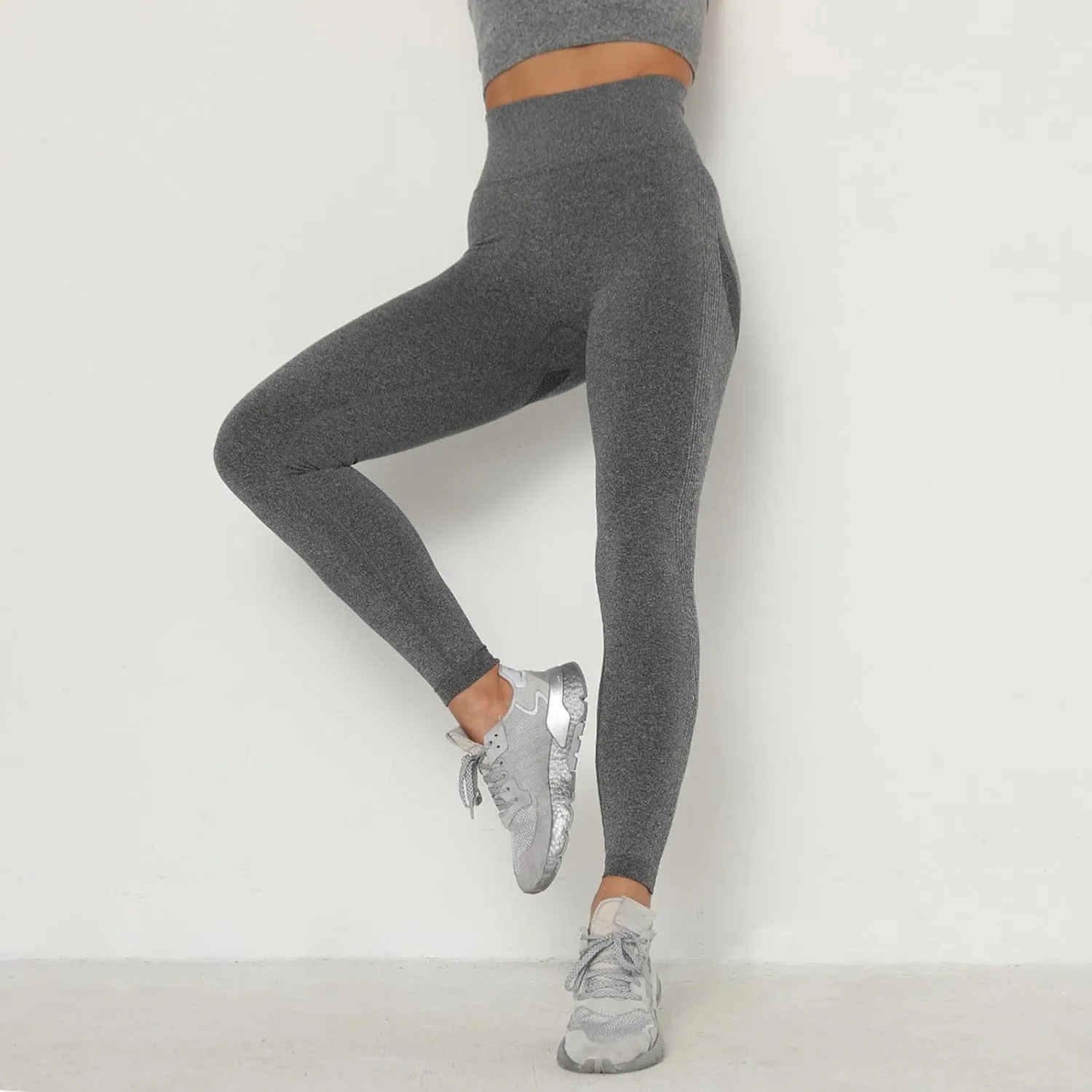 Women's High-Waisted Compression Shaping Leggings Ab Control Workout Smooth Comfortable Stylish Fitness Sexy Tight