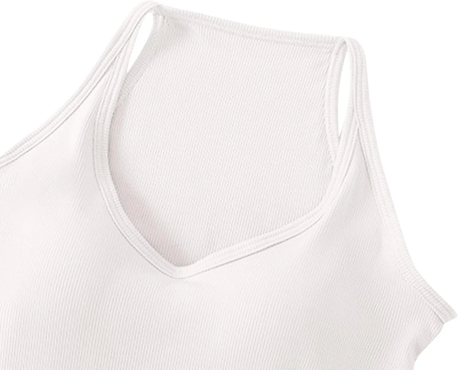 Women's Lounge Camisole Tank Tops Spaghetti Strap Rugular Fit Smooth Soft Athletic Workout Deep V Neck Tanks Shirts