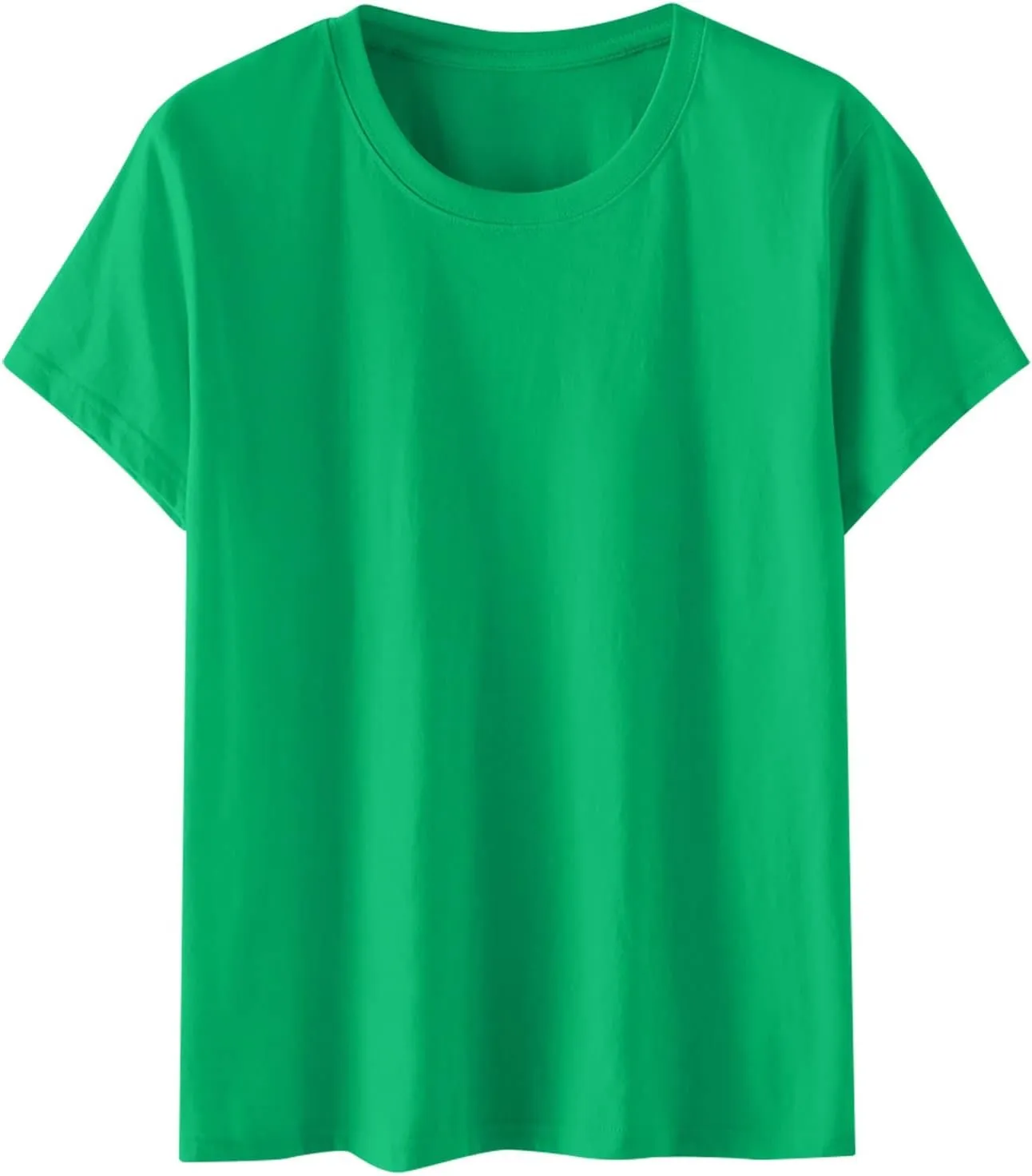 Womens Oversized Tops Hide Belly T Shirts Tops Crew Neck Short Sleeve Shirts Casaul Loose Basic Blouses