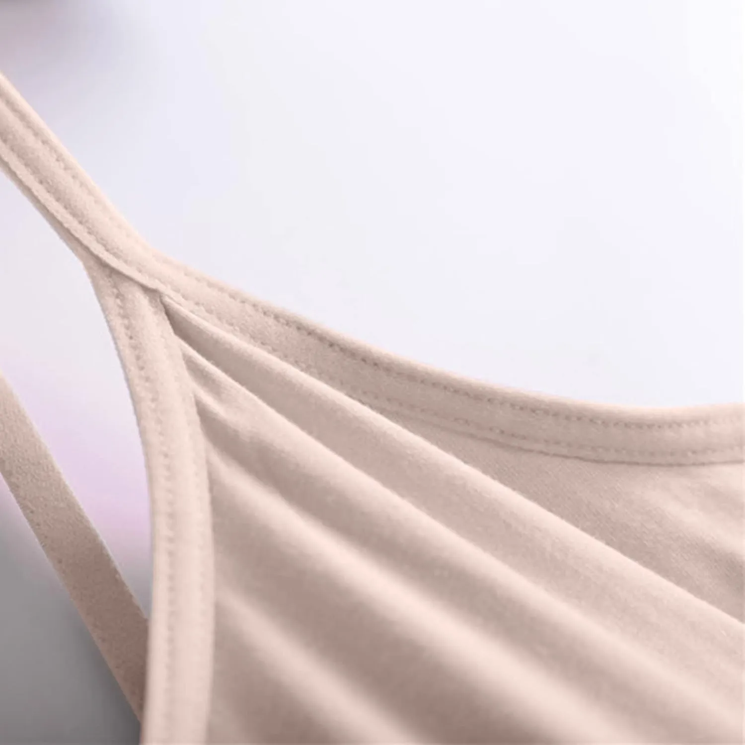 Women's Sexy Spaghetti Straps Cami Tops with Built-in-Bra, Comfy Summer Sleeveless Shirts Casual Yoga Basic Tees