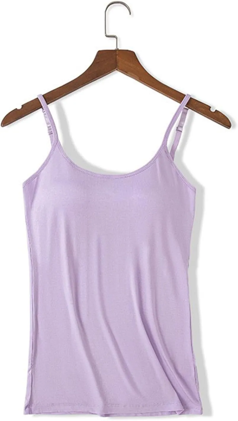 Women's Solid Color Elastic Inner Layer With Thin Chest Pad Can Be Worn On The Outside As A Base Shirt With A