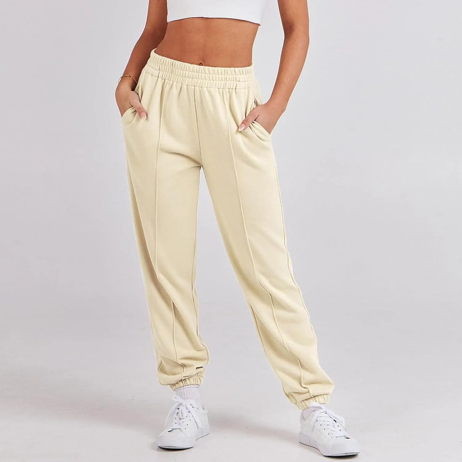 Womens Sweatpants Fashion Comfy Bottoms Sports Ski Cute Joggers Casual Comfort Drawstring Pants Trousers