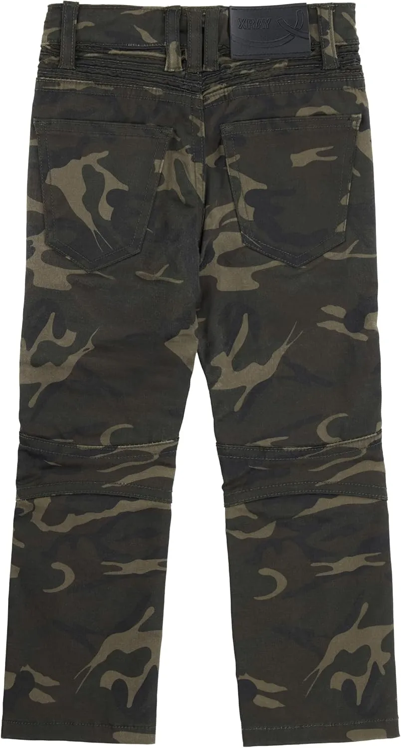 X RAY Boys Distressed Jeans (2T-16), Big Boy & Little Kids Stretch Slim Fit Pants, Ripped Denim Jeans for Boys