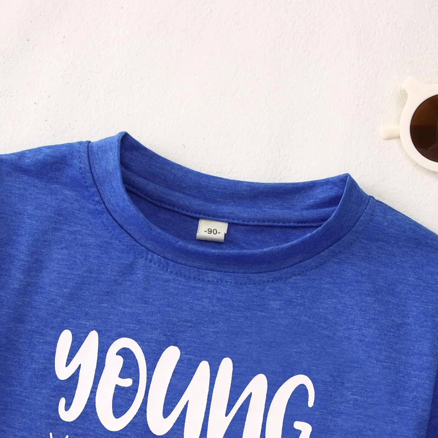 Young Wild and Three Birthday Boy Shirt 3rd Birthday Outfit 3 Year Old Boys T-Shirt Third B-Day Party Tees Tops