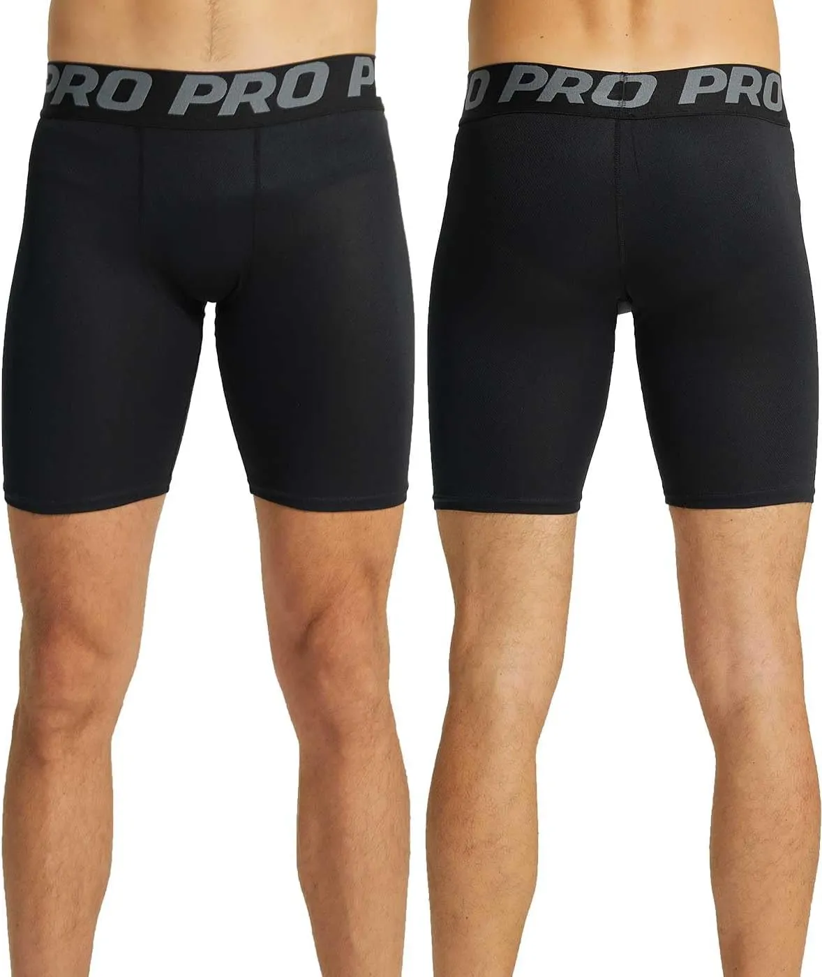 YUSHOW Mens Compression Shorts Quick Dry Spandex Shorts for Men Running Athletic Workout Underwear